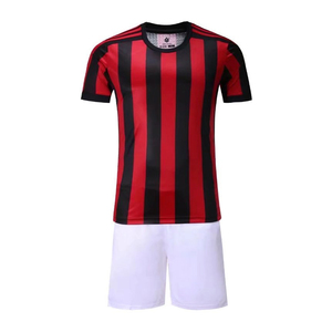 17-18赛季AC米兰主场空白足球服套装